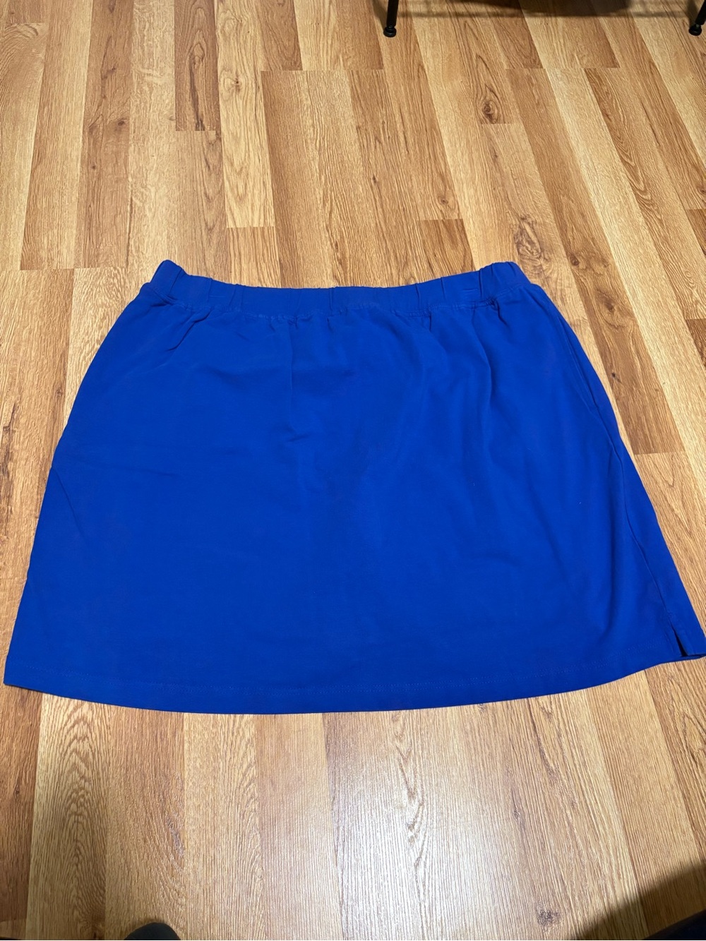 Woman Within Bright Royal Blue A-Line Skirt